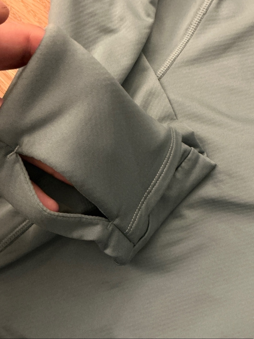 Athleta Half-Zip Performance Top in Sage Size Small - Picture 6 of 7